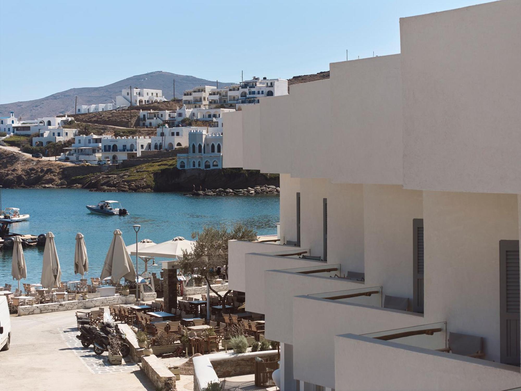 Kythnos Bay Hotel Loutrá Exterior foto